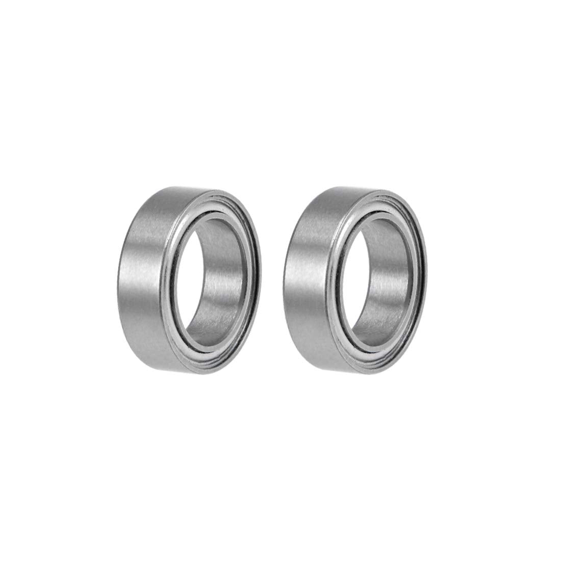 MR128ZZ Deep Groove Ball Bearings 8mm Inner Dia 12mm OD 3.5mm Bore Double Shielded Chrome Steel Z2 2pcs