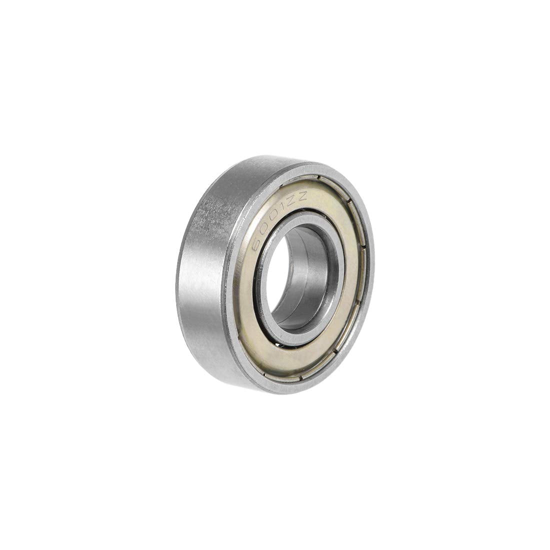 6001Z Deep Groove Ball Bearing 12x28x8mm Single Shielded ABEC-1 Bearings 1-Pack