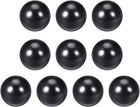 10Pcs Thermoset Ball Knob M10 Female Threaded Machine Handle 32mm Diameter Smooth Rim Black