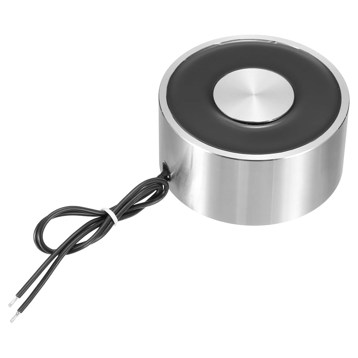 Round Solenoid Electromagnet DC 24V 1000N 220LB/100Kg Electric Magnet Electric Lifting Magnet for Automation Equipment
