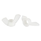 M10 Wing Nuts Nylon Butterfly Nut Hand Twist Tighten Fasteners White 8pcs