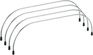 Metal Internal Wire Frames - 9.84" 4Pcs Tubular Bag Frame Arc-Shaped Bag Handles for Lunch Bag Purse Bag Backpack DIY Making