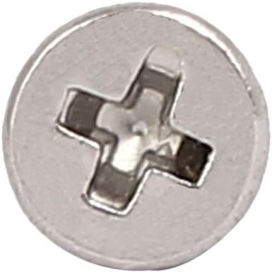 M1.6x3mm 316 Edelstahl Phillips-Sockel Flachkopf Maschinenschrauben 40Stück