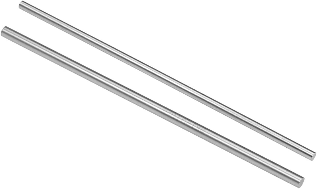 Round Steel Rod, 4mm and 5mm High Speed Steel HSS Lathe Bar Stock Tool 150mm Long,Cylindrical Pin DIY Craft Tool, 4pcs