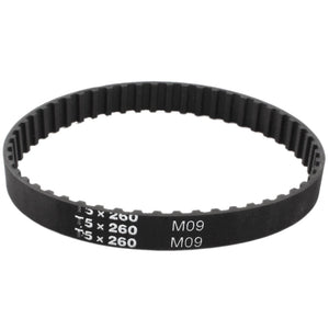 a14081300ux0266 T5X260 52 Teeth 5mm Pitch 10mm Width Groove Timing Belt 260mm Girth, 10.199999999999999" Length, Rubber