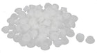 10mm Dia Hole Round Plastic Blanking End Screw Cap Covers Insert White 100 Pcs