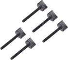 M4 x 35mm Thumb Screw Bolt Hand Driven Spade Nylon Plastic Screws Metric Thread for RC Model Aircraft 5 Pcs