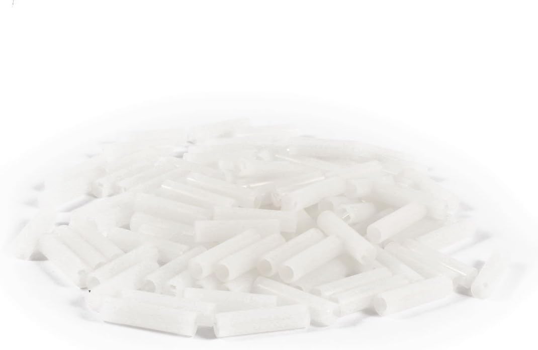 100 Pieces White Cylindrical Nylon 66 LED PCB Board Spacer Support 5mm x 20mm