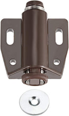 Chiusure a lucchetto magnetico in nylon marrone per porte di armadietto, 2 pezzi