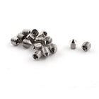 15pcs M5 x 6mm 304 Stainless Steel Hex Socket Cone Point Grub Screw