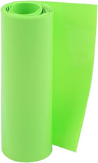 90mm Flat Width 1M Length PVC Heat Shrink Tube Green for 18650 Battery Pack