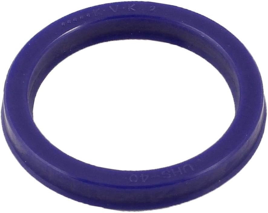 Grooving Rubber O Ring Skeleton Oil Seal Gasket, Blue, 50mm x 40mm x 5mm