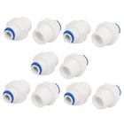 1/4-inch Push Fit Tube x 3/8 BSP Thread Quick Connect 10pcs for RO Water Reverse Osmosis