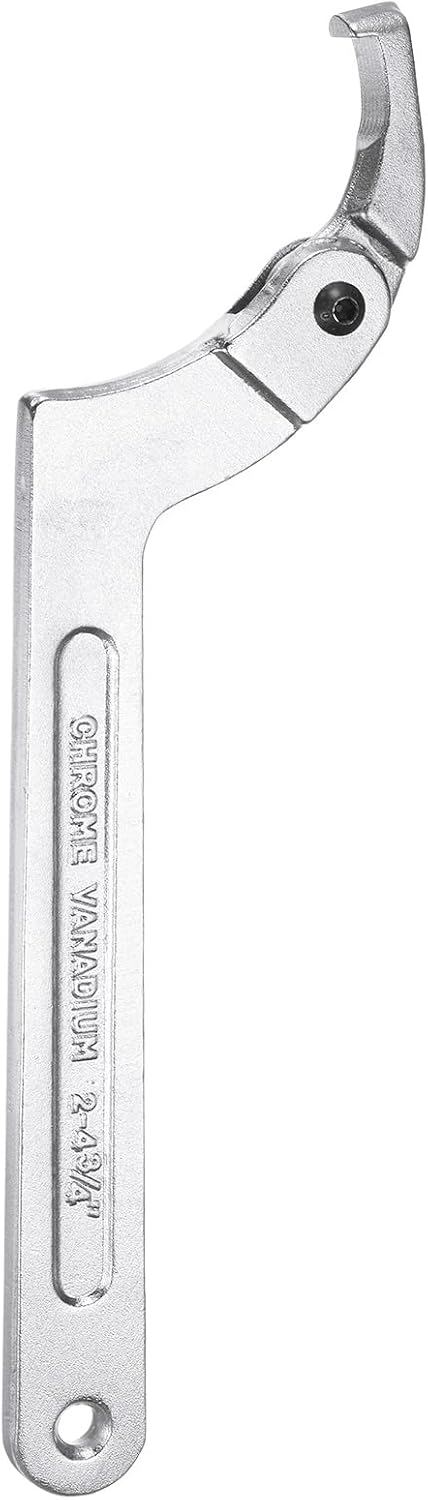 2-4 3/4 "(51-121mm) C Chiave a Brugola Regolabile Chiave a Brugola Quadrata per Nuti a Chiave Macchine Strumenti Strumenti Meccanici in Cromo Vanadio, Tono Argento