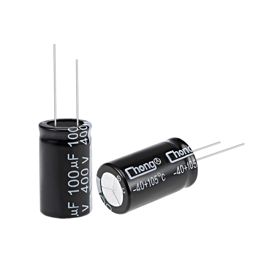 100uF 400V Capacitor, Aluminum Electrolytic Capacitors 105C High Temp 3pcs