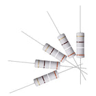 10Pcs 390 Ohm Resistor, 5W 5% Tolerance Metal Oxide Film Resistors, Axial Lead, Flame Proof for DIY Electronic Projects and Experiments