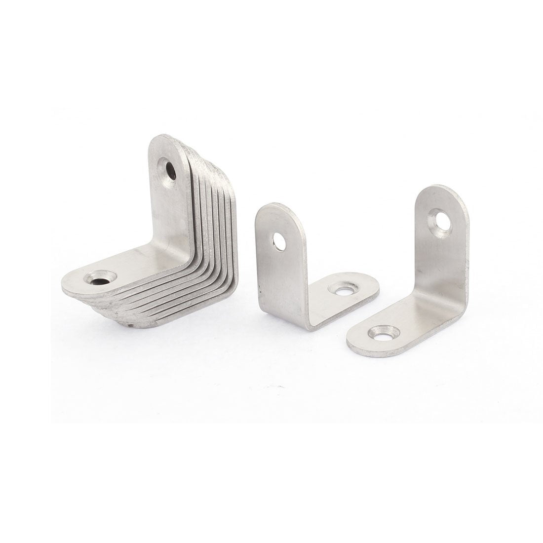 Stainless Steel 90 Degree Fixing Angle Bracket 30 x 30mm 10pcs