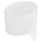Rate 2:1 50mm Dia Clear Polyolefin Heat Shrinkable Tube 2M 6.6Ft