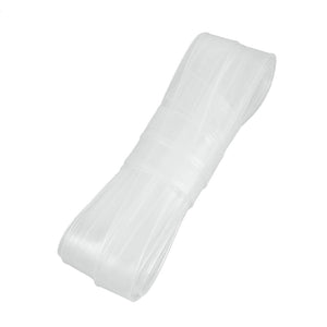 rate 2:1 15mm Dia Clear Polyolefin Heat Shrinkable Tube 6M 19.7Ft