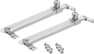 2Pcs 300mm Casamento Stay Finestra, Maniglie per Finestra a Casamento in Acciaio Inox, Maniglie Regolabili di Frizione per Maniglie di Finestra, Maniglie per Finestra a Casamento in Placcatura a Spazzolato Argento