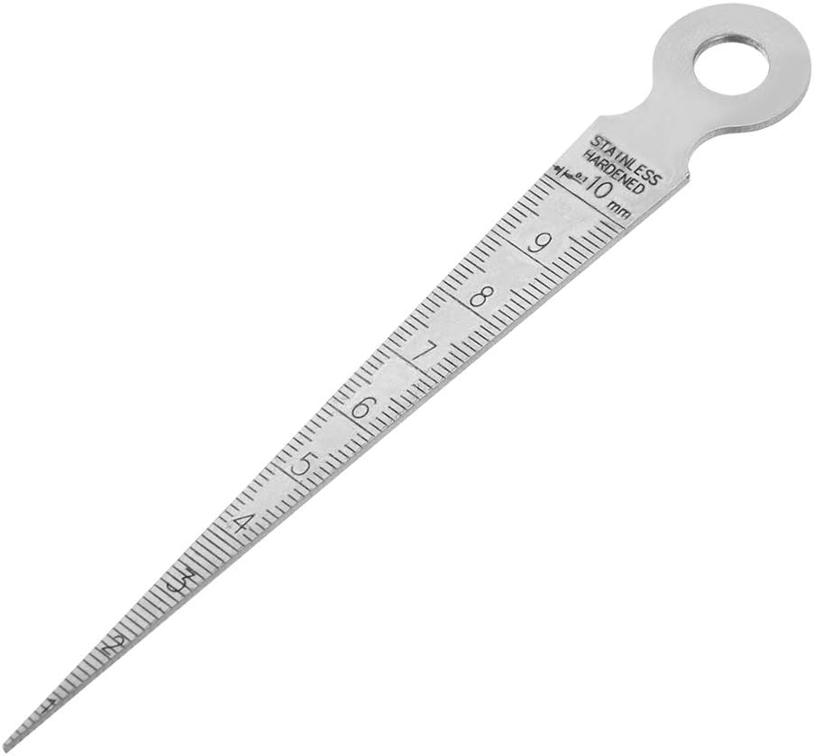 1-10mm Taper Guage Feeler Welding Gauge Gap Hole Measuring Tool Metric