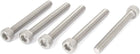 M6x50mm 304 Stainless Steel Hex Key Bolt Socket Head Cap Screws 5pcs