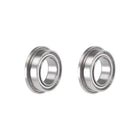 MF85ZZ Flange Ball Bearing 5x8x2.5mm Shielded Chrome Steel Bearings 2pcs