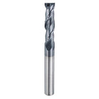 Carbide Square End Mill, 5/16" Dia AlTiN Coated 2 Flutes Milling Bit Cutter, for Carbon Steel Alloy Steel Titanium Metal, 5/16" Shank 1-1/4" Cut Length 3" Extra Long HRC45