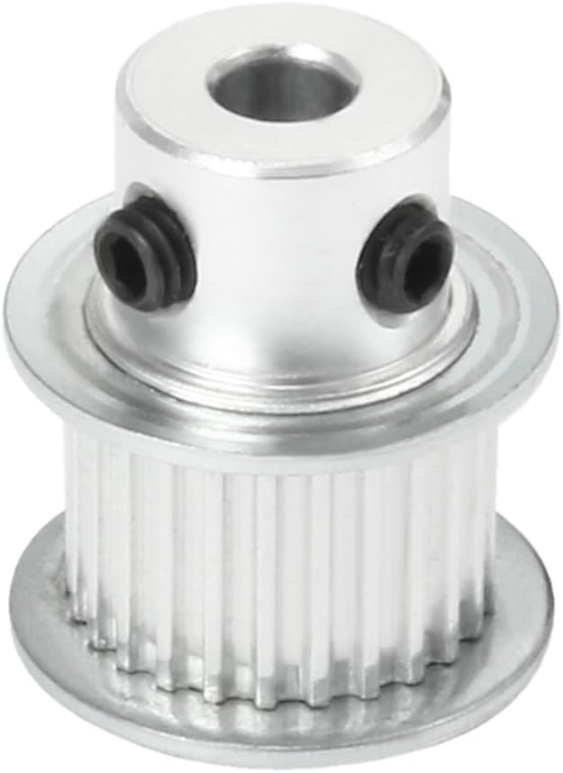 Aluminum MXL 25 Teeth 5mm Bore Timing Belt Idler Pulley Flange Synchronous Wheel for 10mm Belt 3D Printer CNC