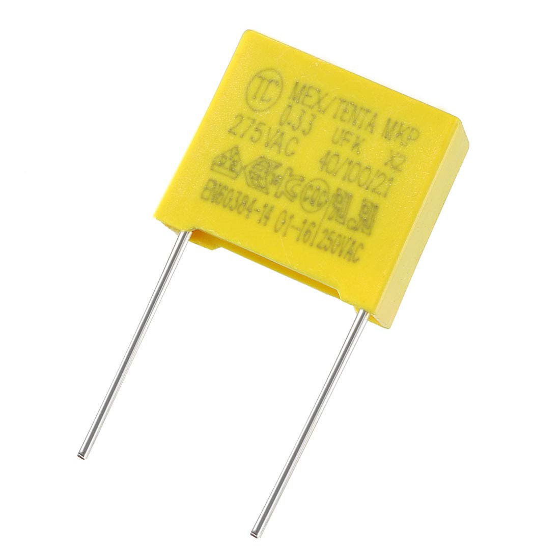 Safety Capacitors Polypropylene Film 0.33uF 275VAC X2 MKP 10 Pcs