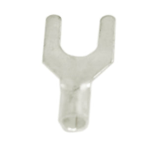 Copper Non Insulated Spade Fork Terminal Connectors, 3mm Wire