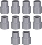 PVC DWV Reducing Coupling Schedule 40 Gray 25mm x 32mm Socket 10Pcs