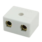 2 Way 25A Ceramics Terminal Blocks High Temp Ceramic Connectors for Electrical Wire Cable
