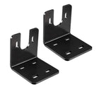 2PCS U-Shaped Mounting Support Bracket Alloy Steel Holder Fixed Seat for 775 Motor