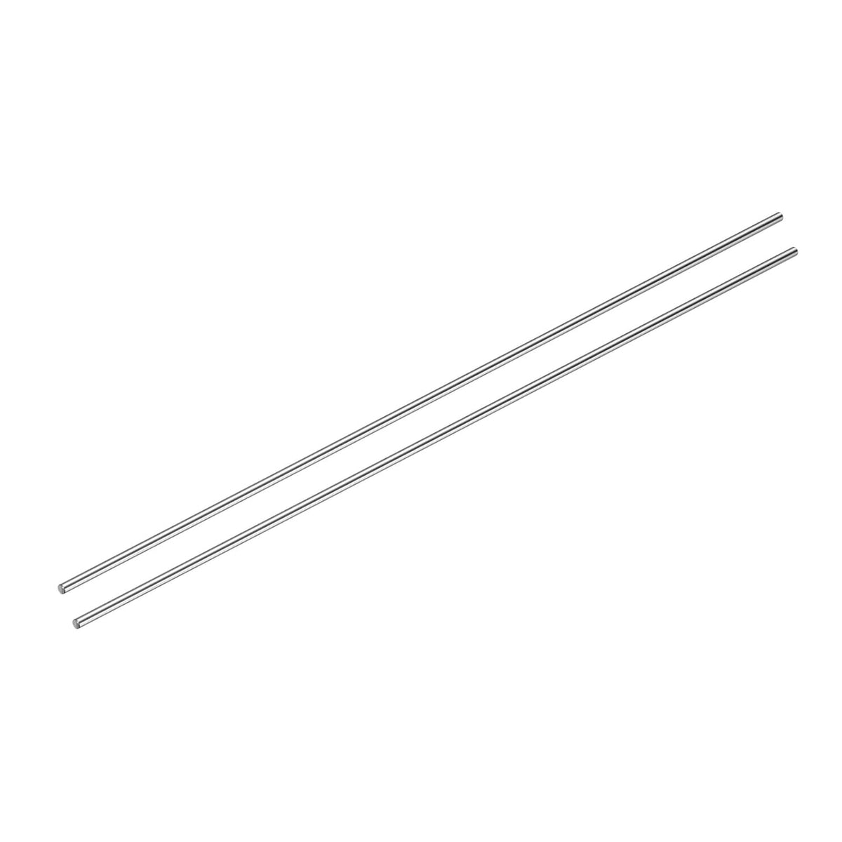 2pcs Linear Motion Rod Shaft Guide 4mm x 350mm (0.157" x 13.78") Case Hardened Steel Chrome Plated, Metric Linear Rail Rod for 3D Printer, CNC Machine