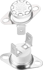 KSD301 Thermostat 160°C/320°F 10A Normally Closed N.C Adjust Snap Disc Temperature Switch 2pcs