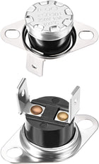 KSD301 Thermostat 100°C/212°F 10A Normally Open N.O Adjust Snap Disc Temperature Switch for Microwave Oven Coffee Maker 2pcs