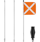 LinkMejor Sand Safety Flag dengan Bracket Mounting Base