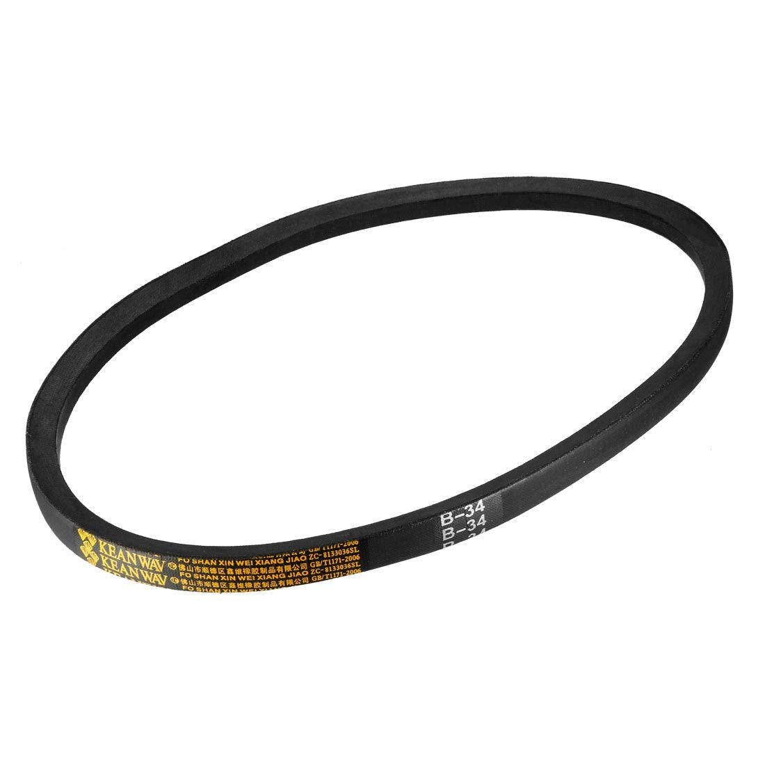 B-34 V-Belts 34" Inner Length, B-Section Rubber Drive Belt