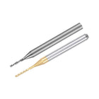 1mm, 0.6mm Carbide End Mill Engraving Milling Cutter CNC Router Bits for PCB Machine, 1/8" Shank 20pcs