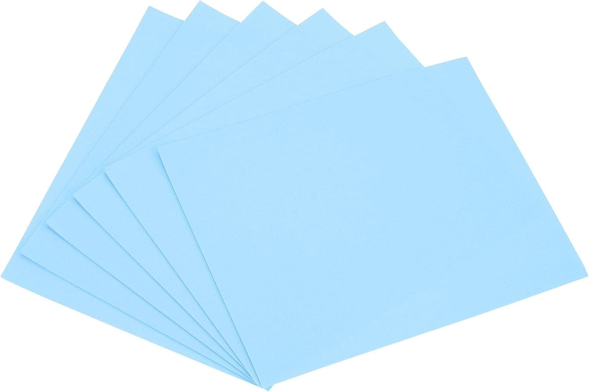 LinkMejor Light Blue EVA Foam Sheets 11 x 8 inch 1.7mm Thickness for Crafts DIY Projects, 6 Pcs