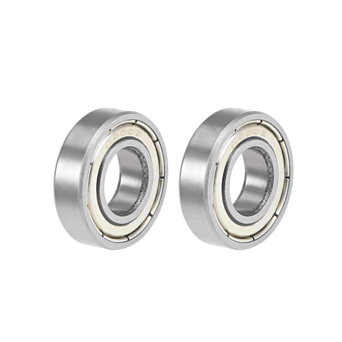 Deep Groove Ball Bearings 10mm x 22mm x 6mm Double Shielded Chrome Steel Z2 2pcs
