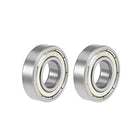 Deep Groove Ball Bearings 10mm x 22mm x 6mm Double Shielded Chrome Steel Z2 2pcs