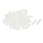 25mm Length Plastic Expansion Bolt Wall Drywall Anchor White 60pcs