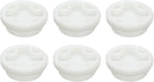 6Pcs Bung Cap, 2 3/4'' Plastic Bung Hole Caps, Coarse Thread Drum Hole Cap with Gasket for 55 Gallon Plastic Drums, Fuel Tank, Household Bucket and Oil Tank