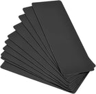 LinkMejor Blank Metal Card 80x22x0.3mm Painted Aluminum Plate for DIY Laser Printing Engraving Black 50 Pcs