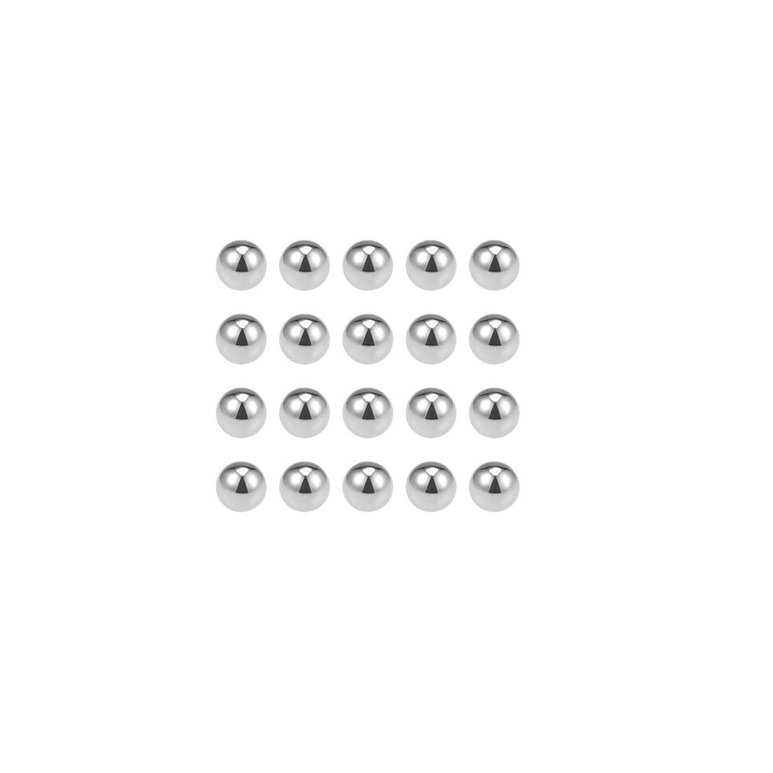 Precision Balls 5.5mm Solid Chrome Steel G10 for Ball Bearing Keychain Wheel 100pcs