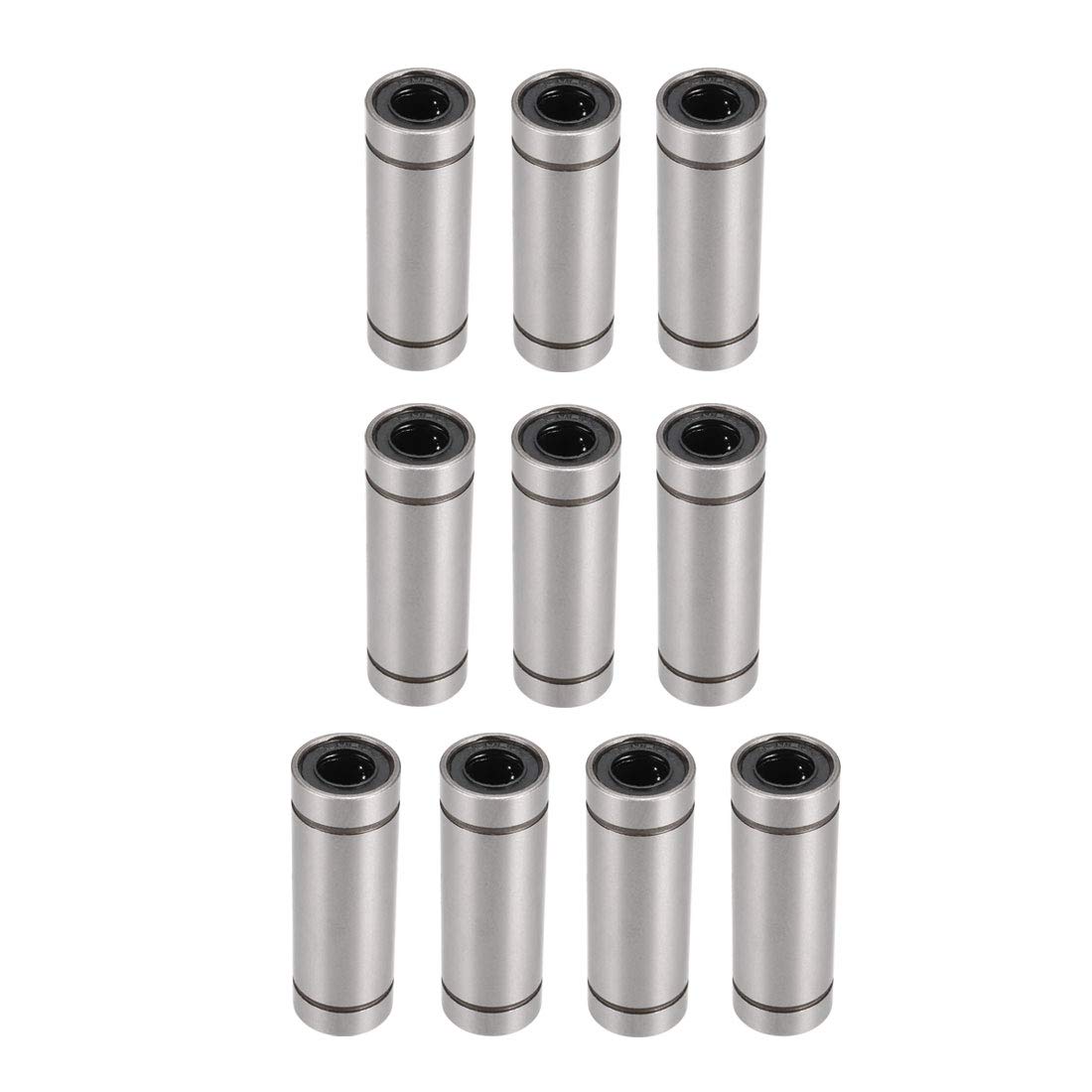 LM8LUU Linear Ball Bearings 8mm Bore 15mm OD 45mm Length Extra Long for CNC Machine 3D Printer 10pcs