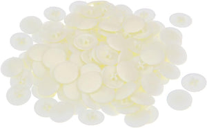 6mm Phillips 17mm, diametro della testa, vite in plastica con copertura, grigio bianco, 100 pezzi