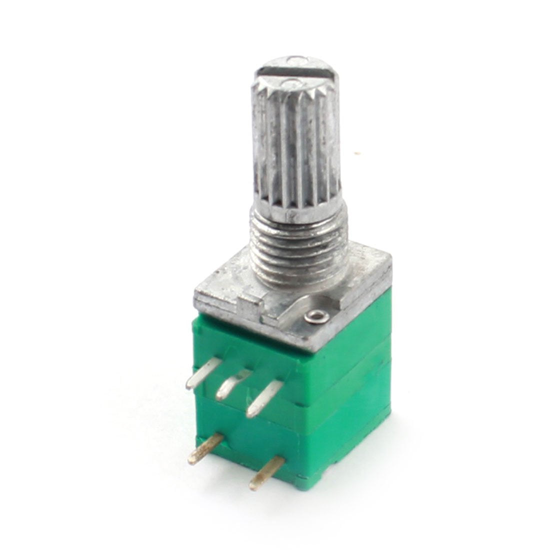a14080500ux0031 B50K Knurled Shaft Linear Rotary Taper Potentiometer Switch, 50K Ohm, 6 mm